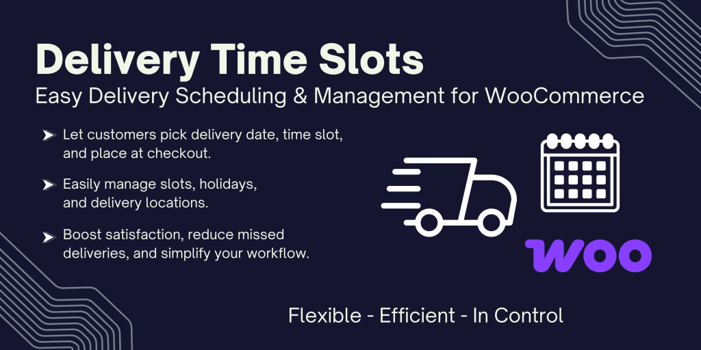 WooCommerce Delivery Date Time Place Plugin